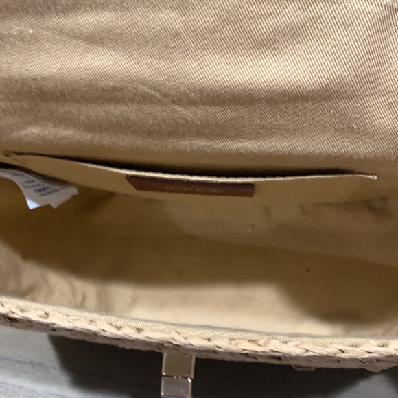 Small Eddie hand woven top handle bag by J Crew. - Picture 5 of 15